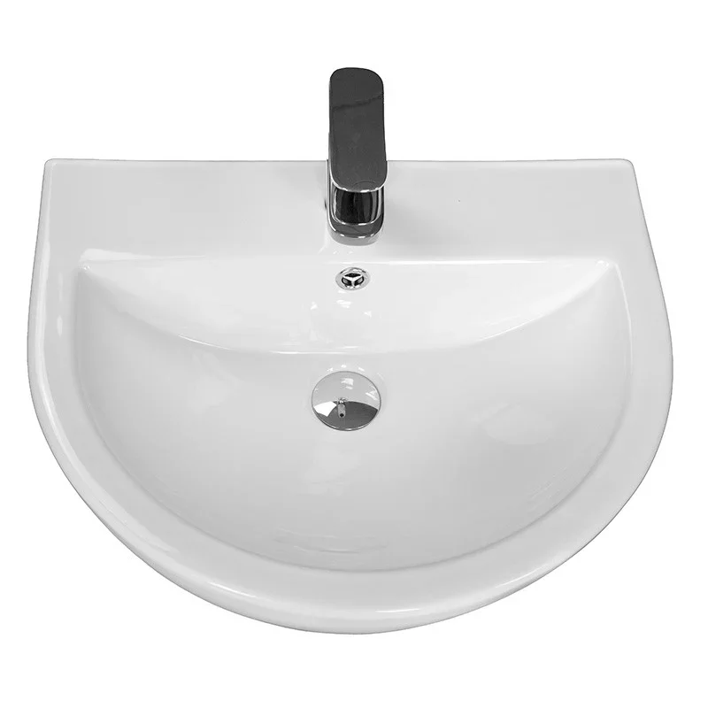 Lavoar suspendat, Fluminia, Andromeda, 53 cm, alb